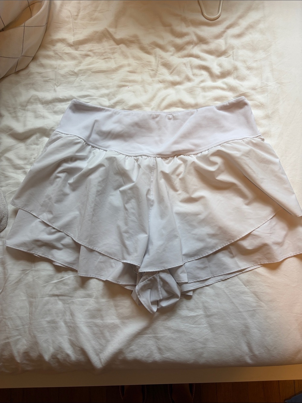 Aeropostale White Athletic Skort with Built-in Shorts